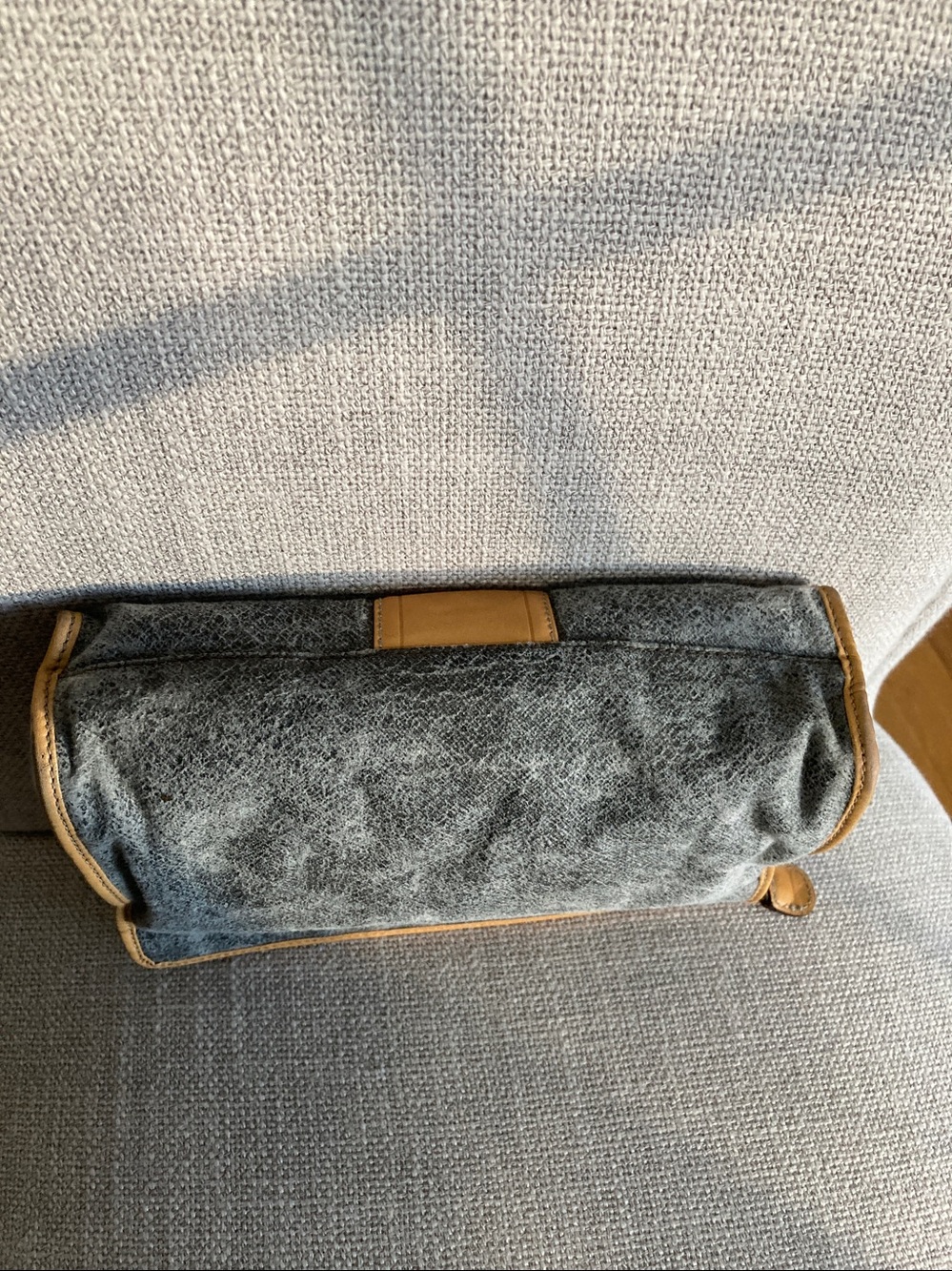 Fendi vintage Gray & Tan Travel Pouch - Picture 11 of 14